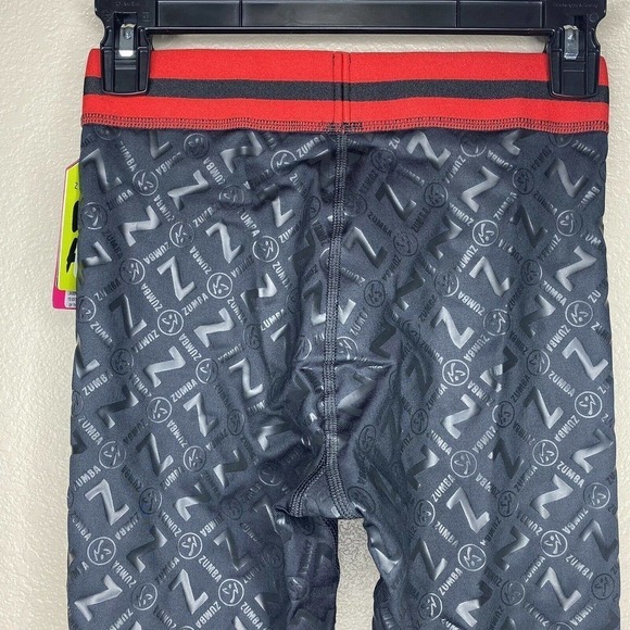 Zumba Black Next Level Long Compression Leggings XS NWT - Picture 6 of 8